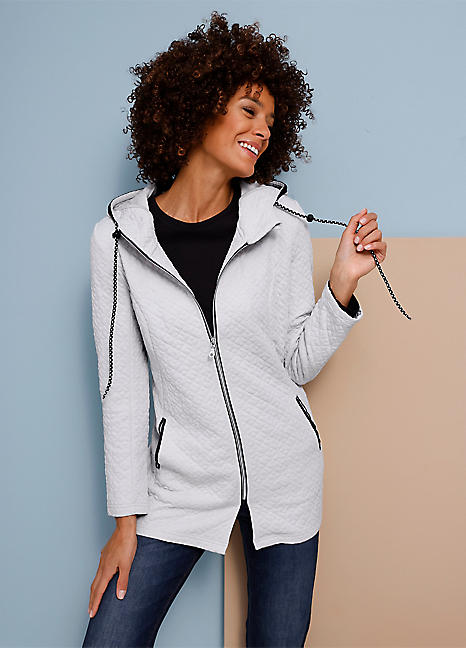 Witt Hooded Zip Jersey Jacket | Kaleidoscope