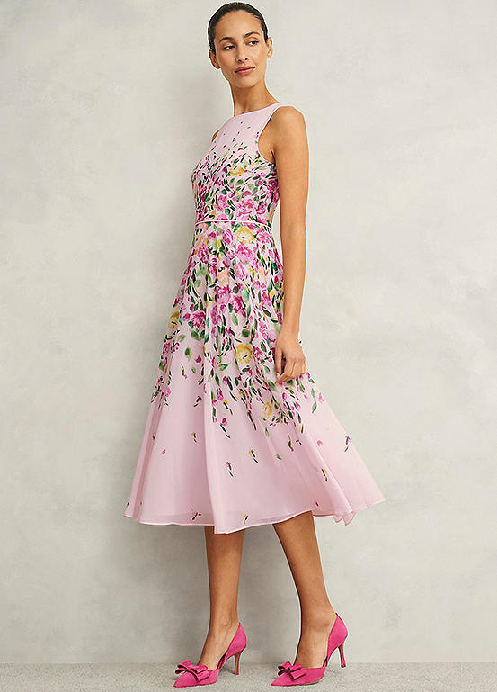 hobbs carly dress green Midaxi Dresses