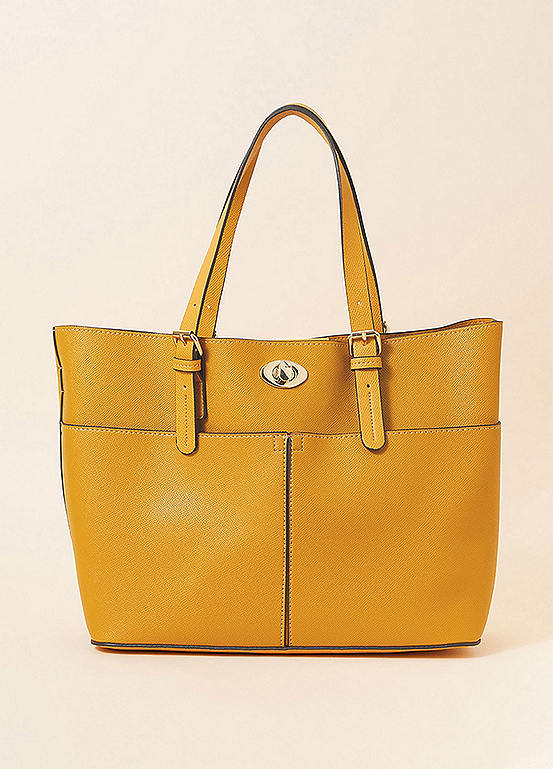 Accessorize Large TwistLock Handheld Bag Kaleidoscope