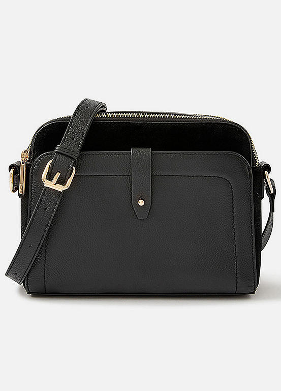 Accessorize Sarah Leather Crossbody Bag Kaleidoscope