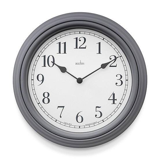 Acctim Devonshire Grey Wall Clock