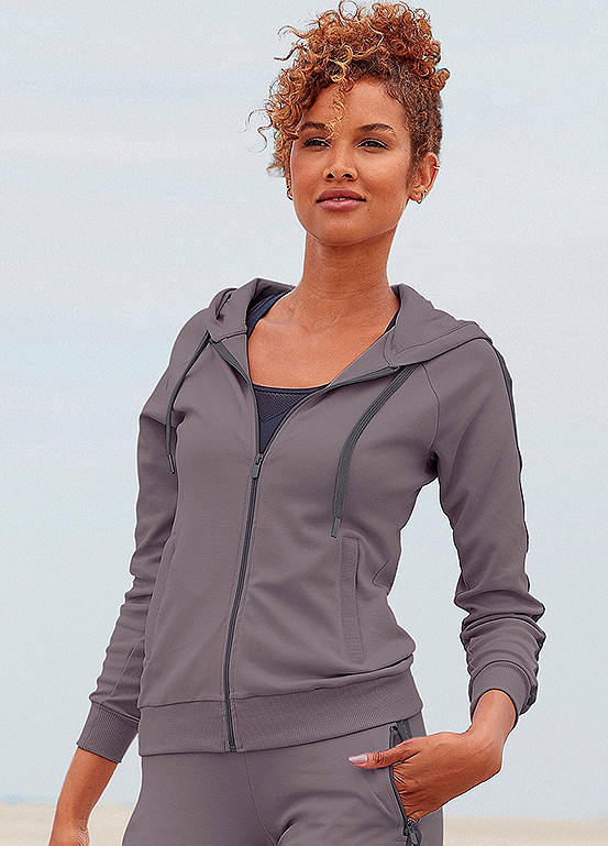 active by LASCANA Hooded Sweat Jacket