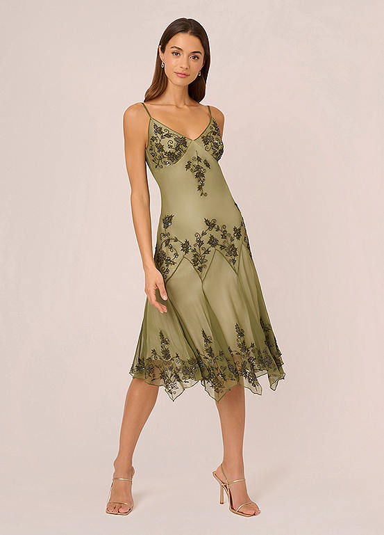 Adrianna Papell Georgette Dress