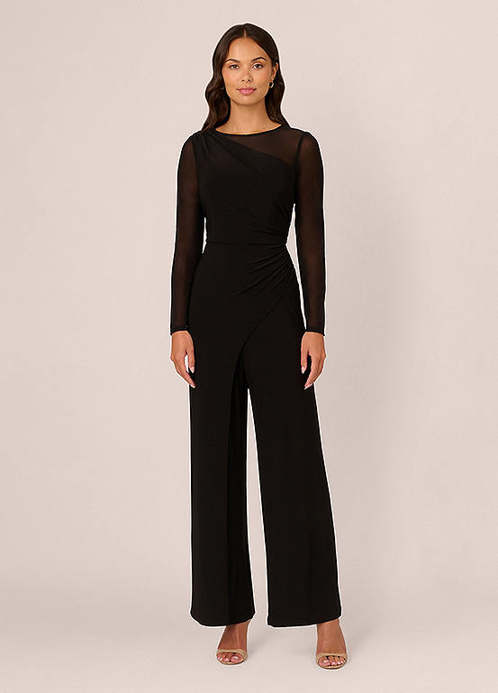 Adrianna Papell Tuxedo Matte Jersey Gown in • Price