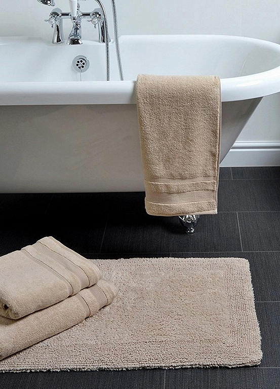 Allure Elegance Reversible Cotton Bath Mats | Kaleidoscope