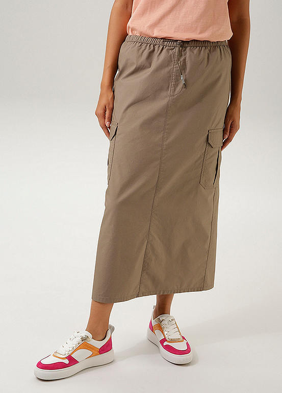 Aniston Elasticated Waistband Cargo Skirt