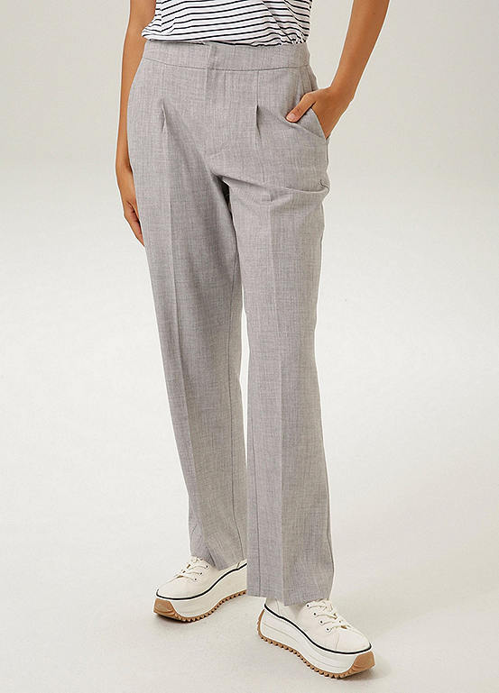 Aniston Smart Pleated Trousers