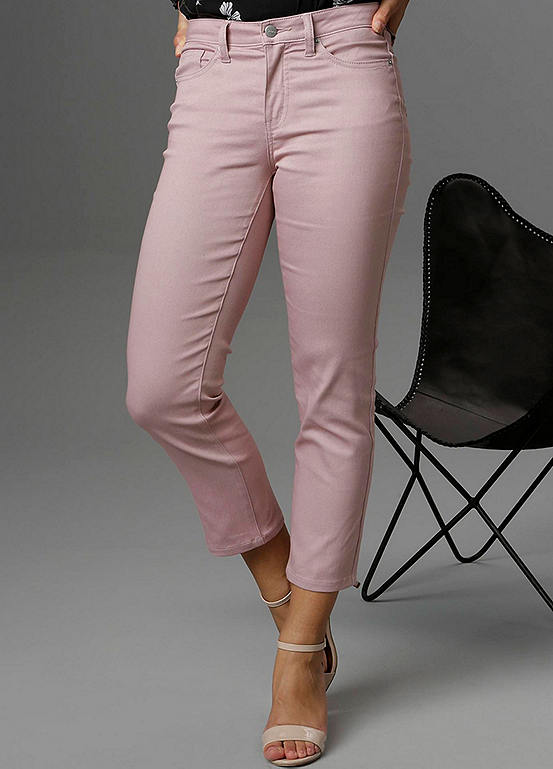 Aniston Straight Leg Capri Jeans