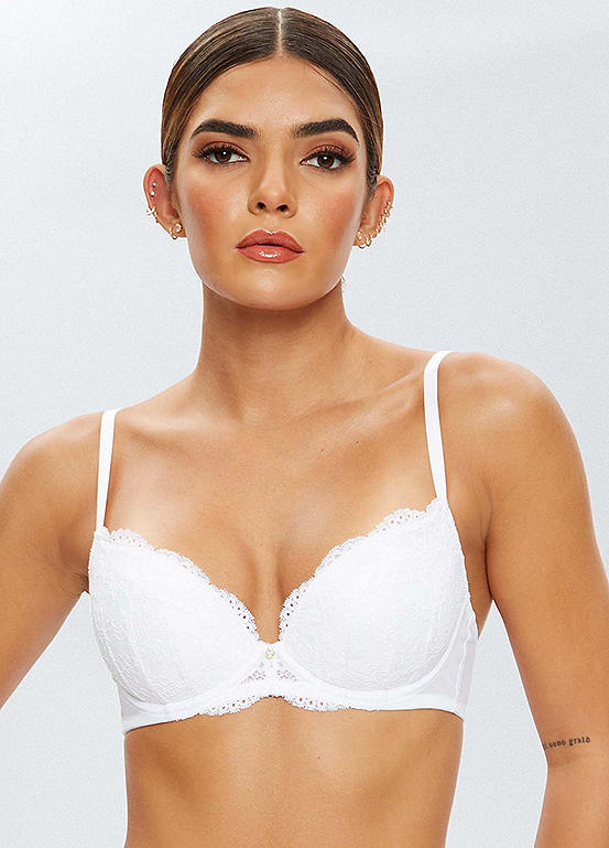 Ann Summers Sexy Lace Sustainable Underwired Plunge Bra Kaleidoscope