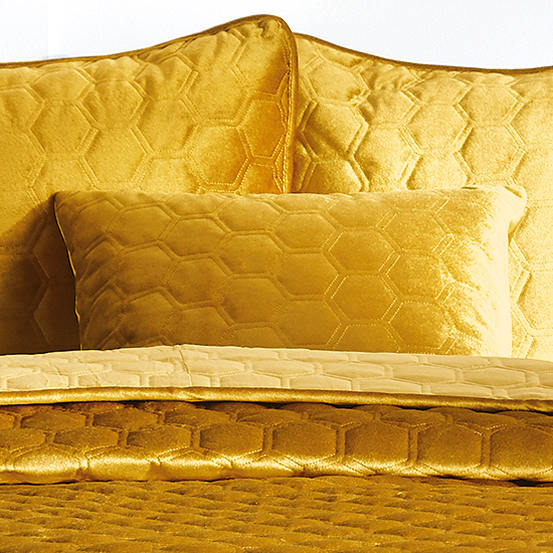 Bee Kind Velvet Square Cushion