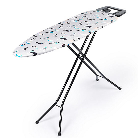 Beldray Dog Print Compact Folding Ironing Board Table