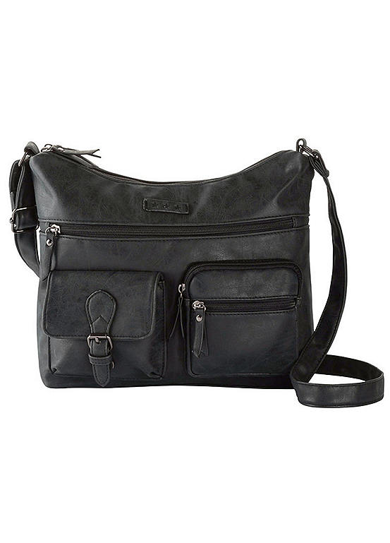 bonprix Leather Look Shoulder Bag