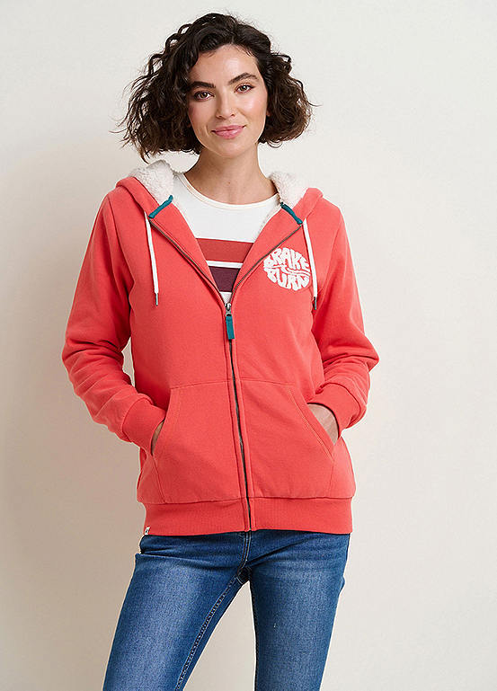 Brakeburn Lined Zip Through Hoodie Kaleidoscope