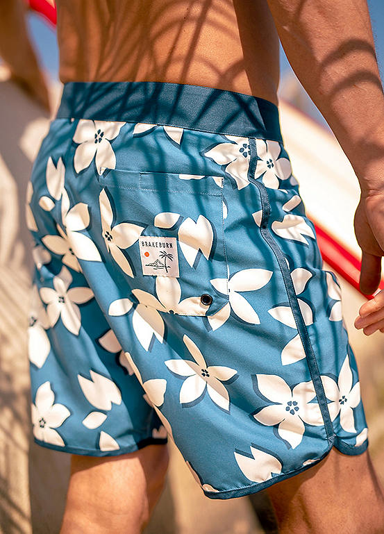 Brakeburn Flower Board Shorts Kaleidoscope