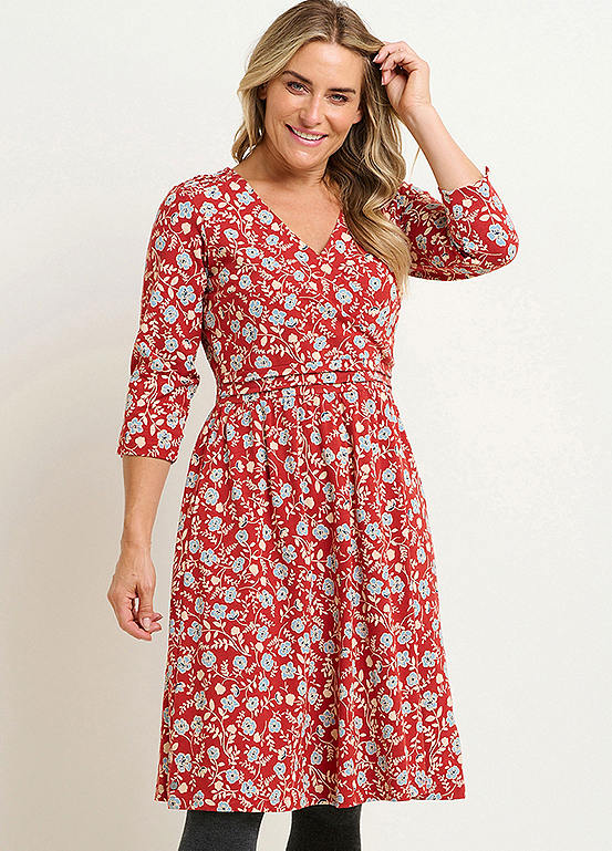 Brakeburn Poppy Wrap Dress Kaleidoscope