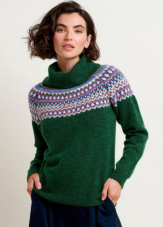 Brakeburn Scandi Roll Neck Knitted Jumper | Kaleidoscope