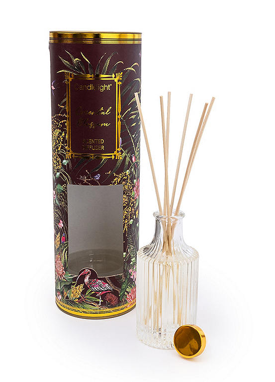 Candlelight Oriental Blossom Chinoiserie Aubergine Scent 150ml Reed Diffuser
