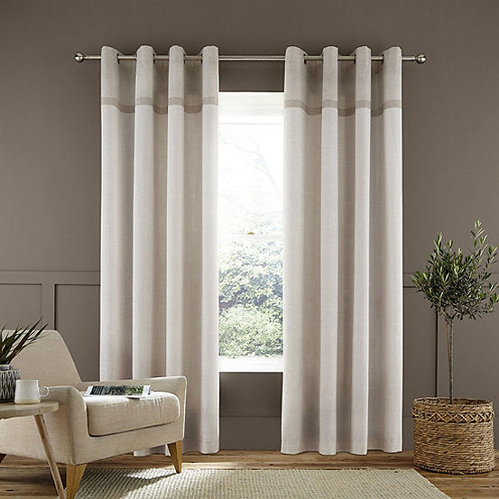 Catherine Lansfield Melville Eyelet Curtains