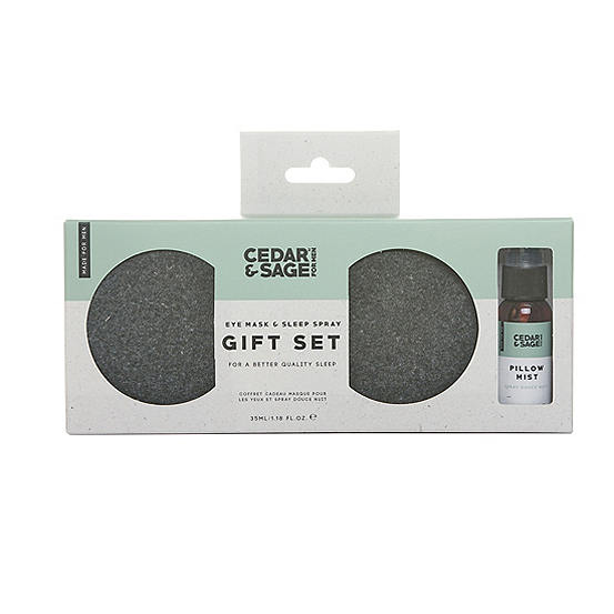 Cedar & Sage Weighted Eye Mask & Sleep Spray Gift Set Kaleidoscope