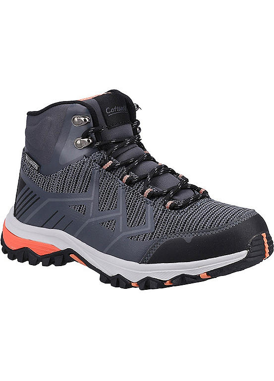 Cotswold Grey & Coral Wychwood Mid ladies Recycled Hikers