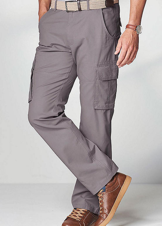 Cotton and Silk Cargo Trousers