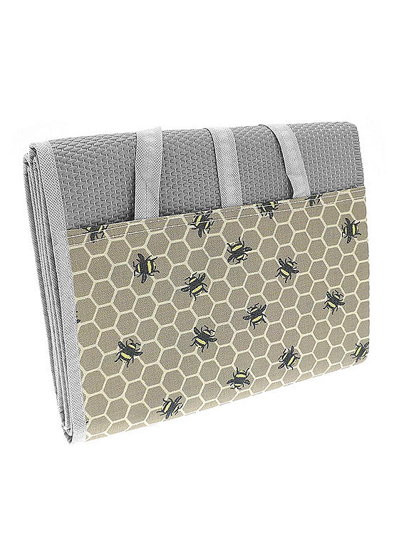 Country Club Busy Bee Design Handy Size Beach Mat | Kaleidoscope