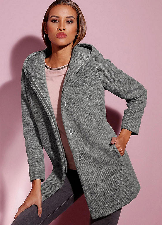 Creation L Long Fleece Jacket Kaleidoscope