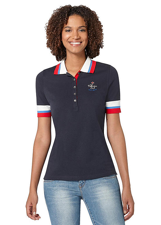 Creation L Nautical Style Polo Shirt | Kaleidoscope