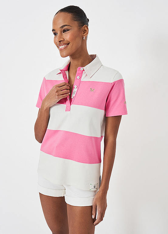 Crew Clothing Company Short Sleeve Rugby Shirt Kaleidoscope