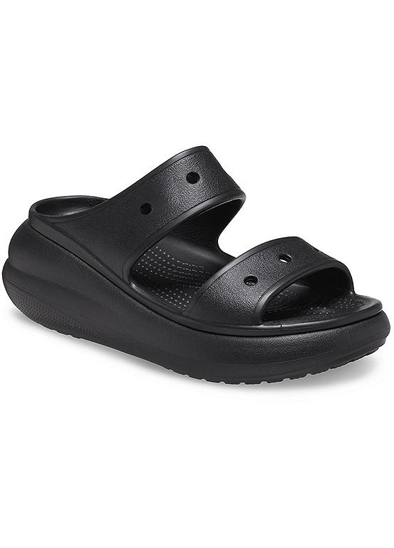 Crocs Black Classic Crush Sandals