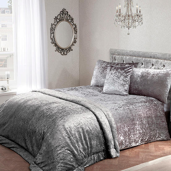 Crushed Velvet Duvet Set Kaleidoscope