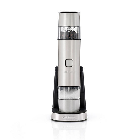 Cuisinart SG6SU Rechargeable Seasoning Mill Electric Salt & Pepper Grinder - Frosted Pearl
