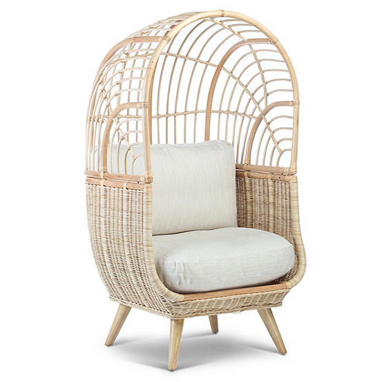 Desser Natural Rattan Cocoon Chair