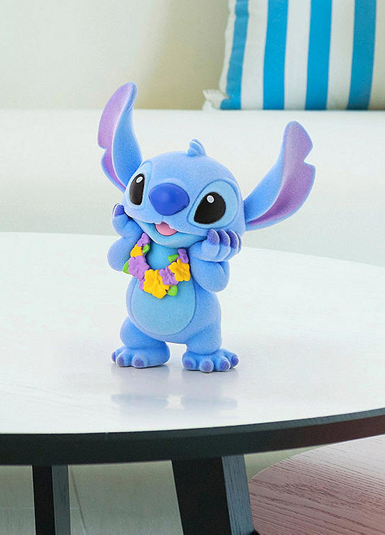 Disney Flocked Stitch Figure