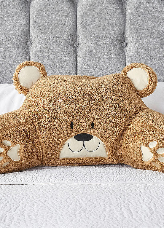 Downland Kids Teddy Bear Fleece Cuddle Cushion