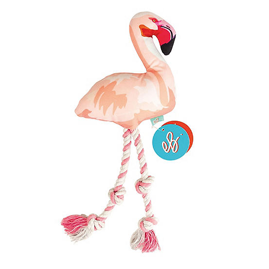 Emily Brooks Pet Flamingo Pet Toy