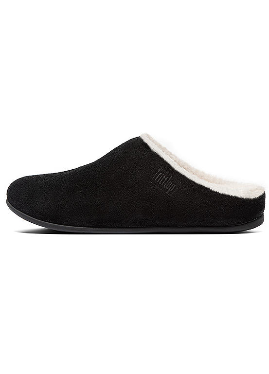 FitFlop Black Chrissie Shearling iQushion™ Slippers