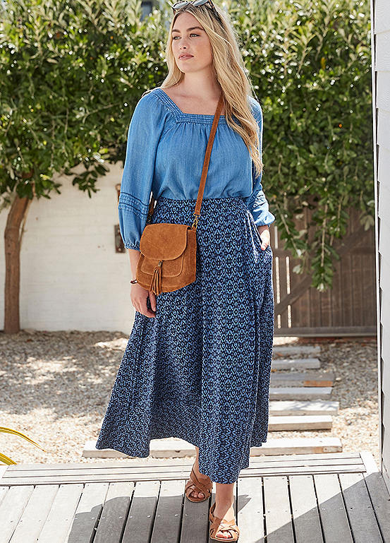 Freestyle Pull-On Mily Maxi Skirt