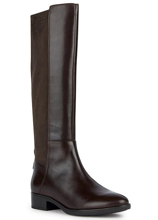 Geox Brown Leather Felicity Boots