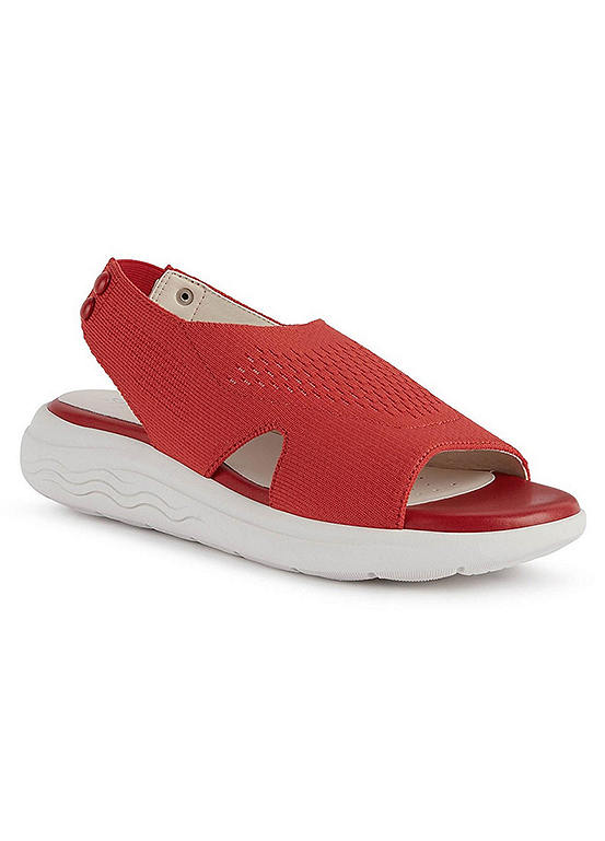 Geox Red Spherica Sandals