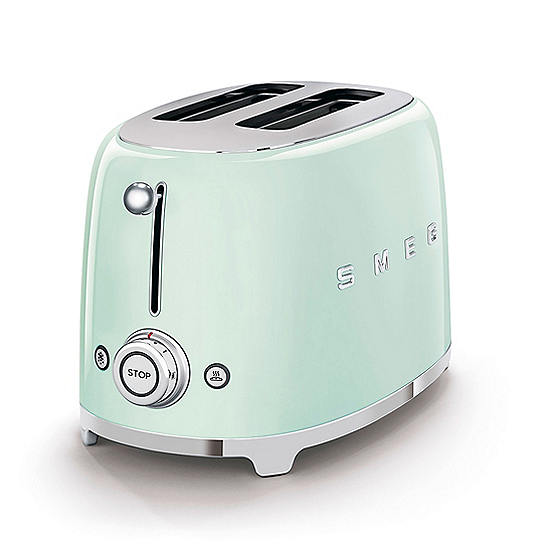 Green TSF01PGUK 2-Slice Toaster by SMEG