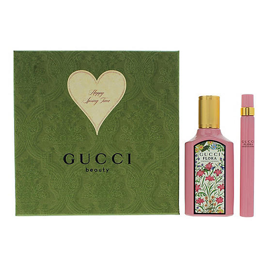 Gucci Flora Gorgeous Gardenia 2 Piece Gift Set: Eau De Parfum 50ml ...