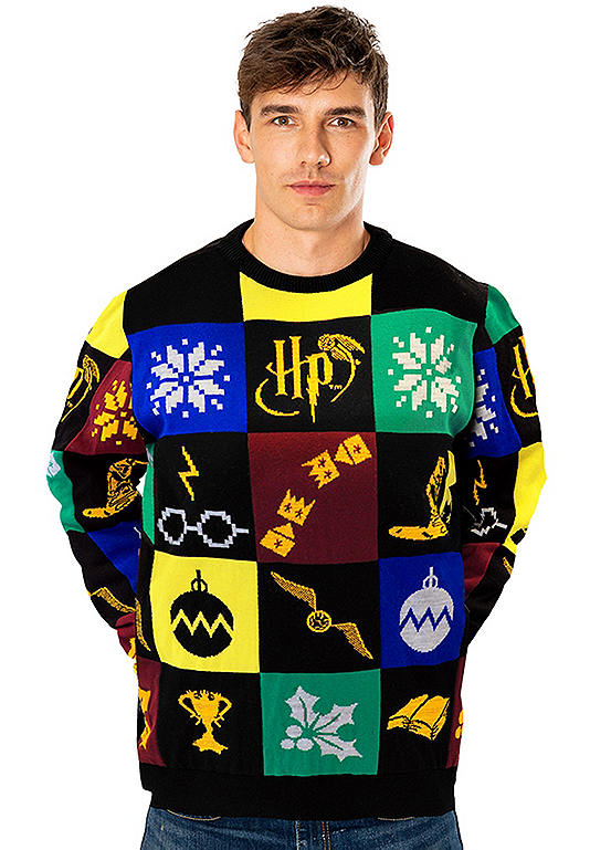 Harry Potter Deluxe Patchwork Knitted Jumper Kaleidoscope