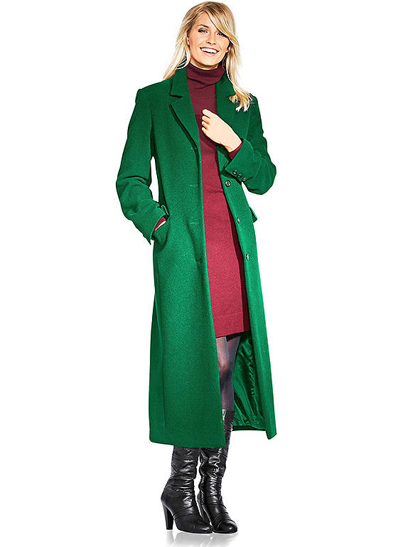 Heine Longline Wool Blend Coat