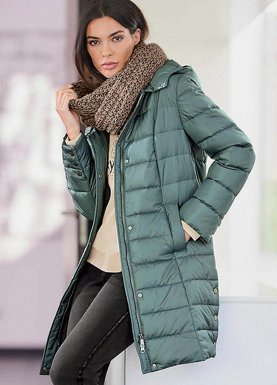 Heine Quilted Coat | Kaleidoscope