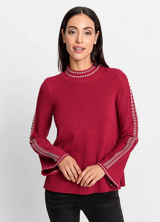 Heine Stand-Up Collar Sweater | Kaleidoscope