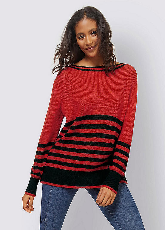 Heine Stripe Long Sleeve Sweater