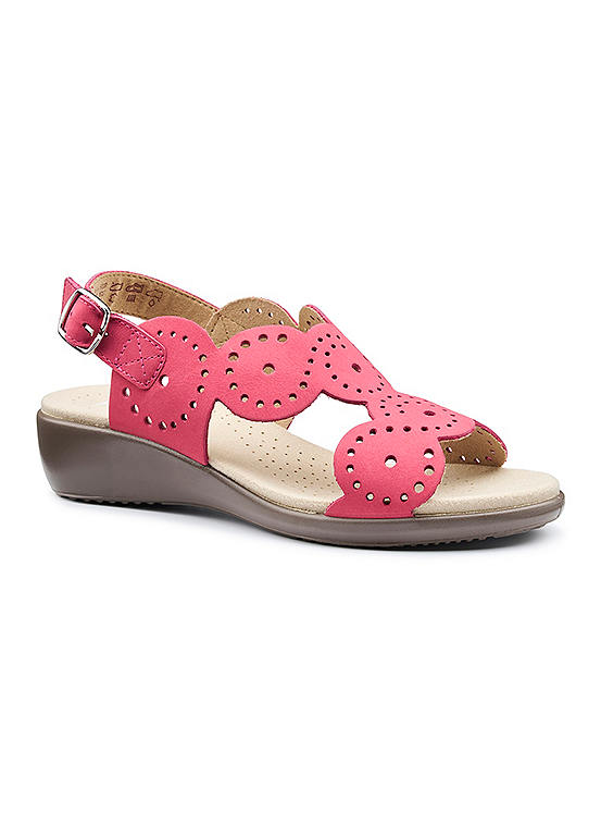 hotter coral sandals