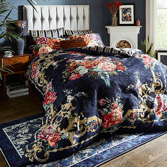 Joe Browns Bold Floral Border Duvet Cover Set Kaleidoscope