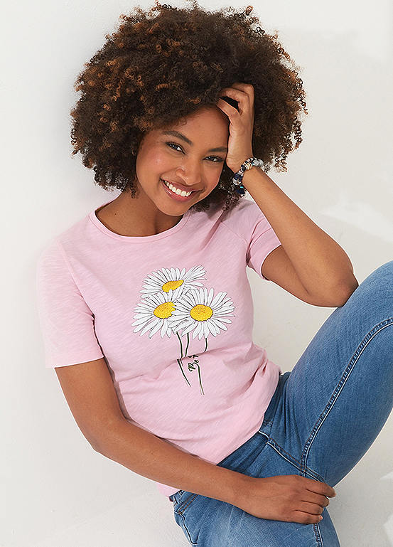 Joe Browns Daisy Daisy Graphic Tee Kaleidoscope